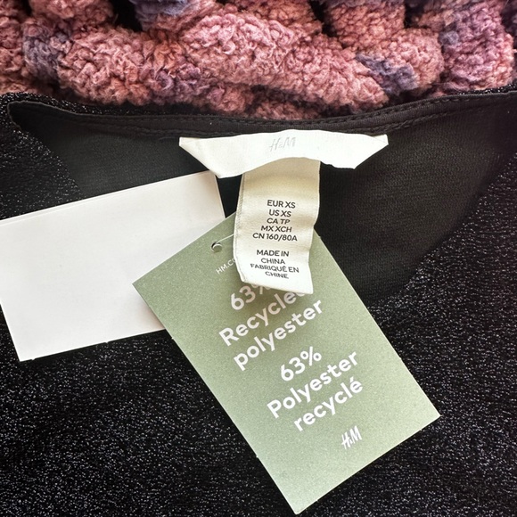 h&m black sparkly bodysuit - Picture 3 of 3